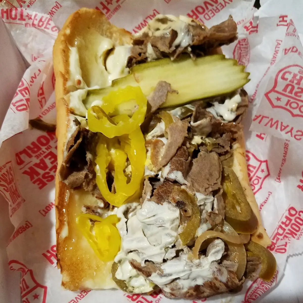 Philly Cheese Steak Sandwich