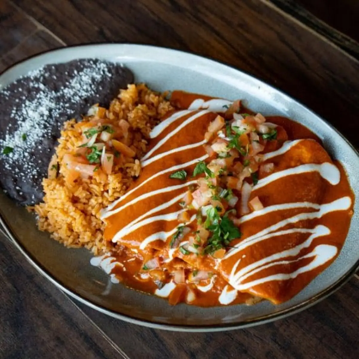 Grilled Chicken Enchiladas