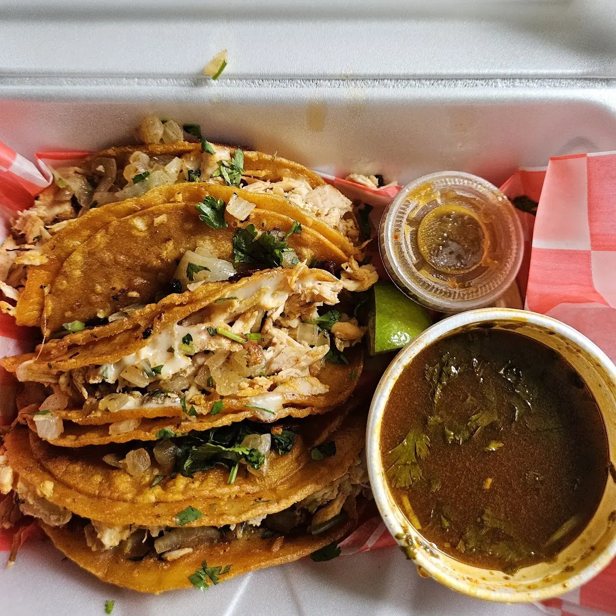 Chicken Birria Tacos