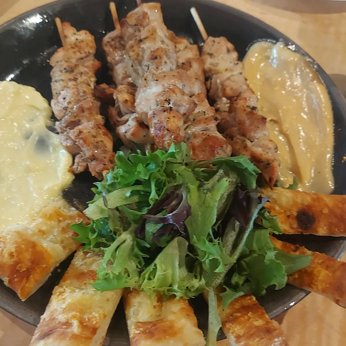 Chicken Skewers, Glasstown Brewing Company