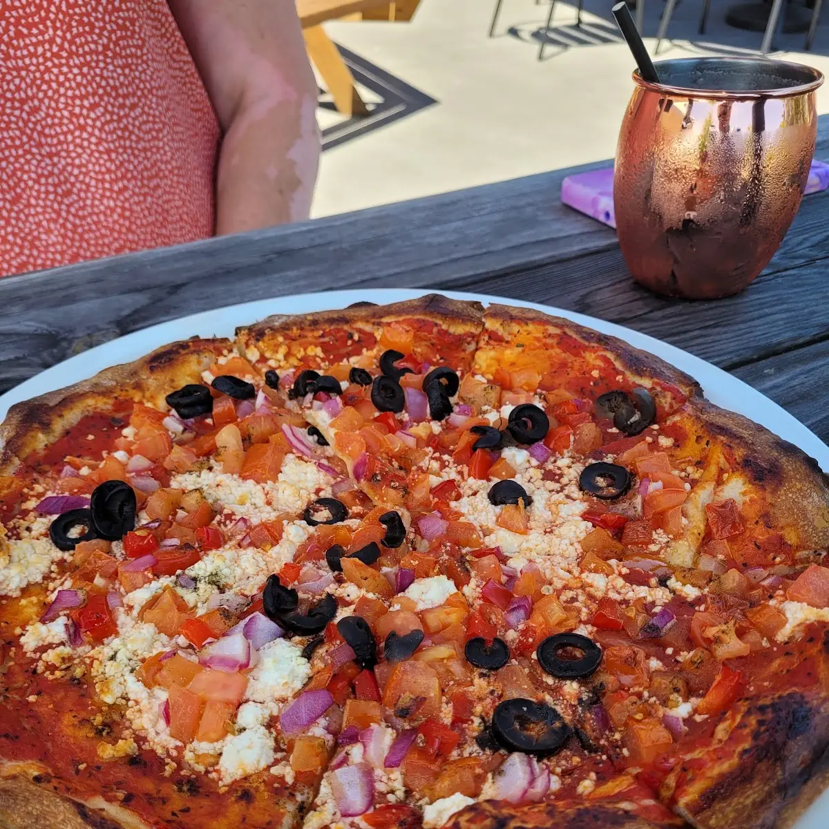 Wood Oven Pizza, Glasstown Brewing Company