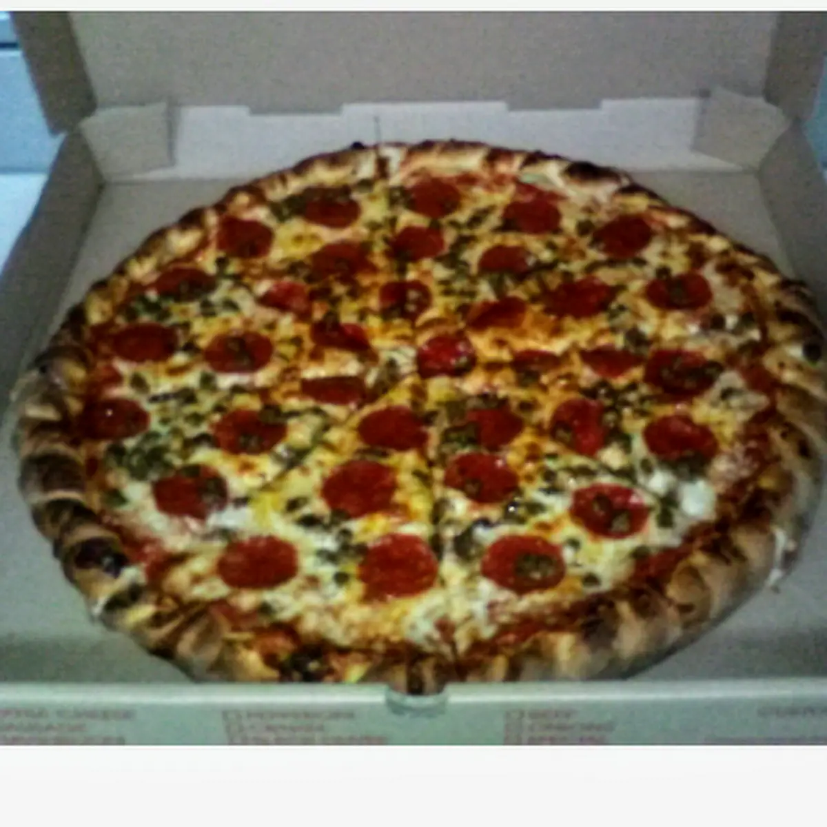 Large Pepperoni and Sausage Pizza