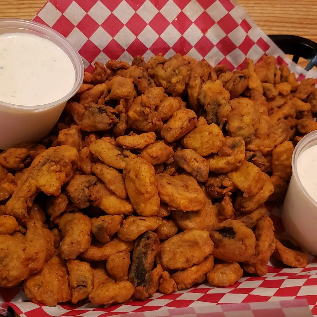 Fried Mushrooms Appetizer