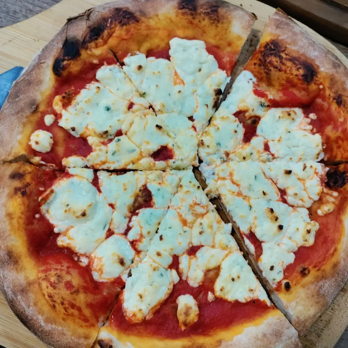Cheese Pizza with Boursin Cheese