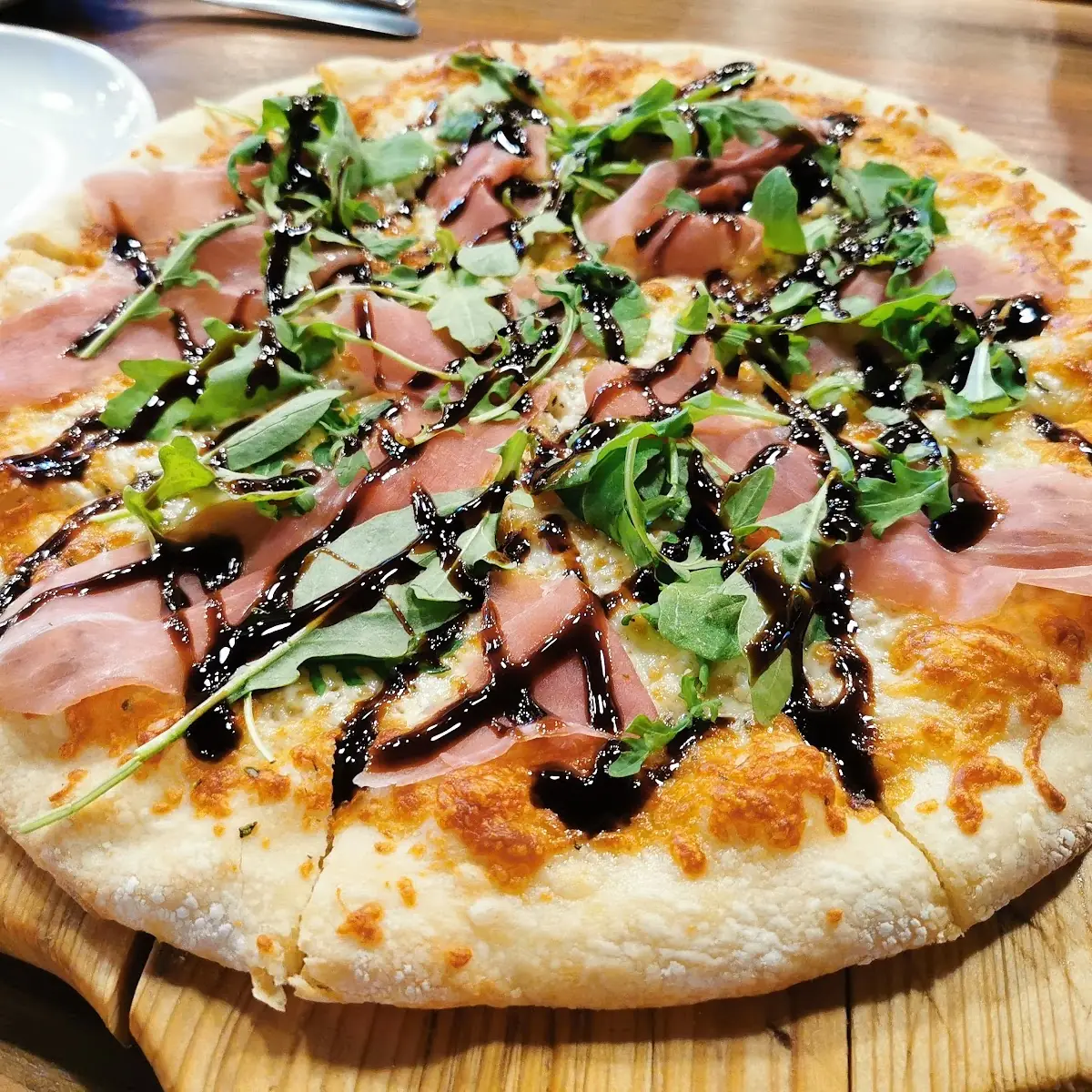 Arugula and Prosciutto Pizza, Bricks & Barley