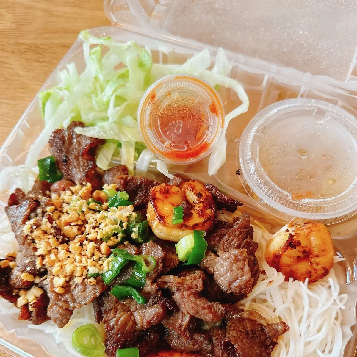 Grilled Shrimp and Pork with Vermicelli