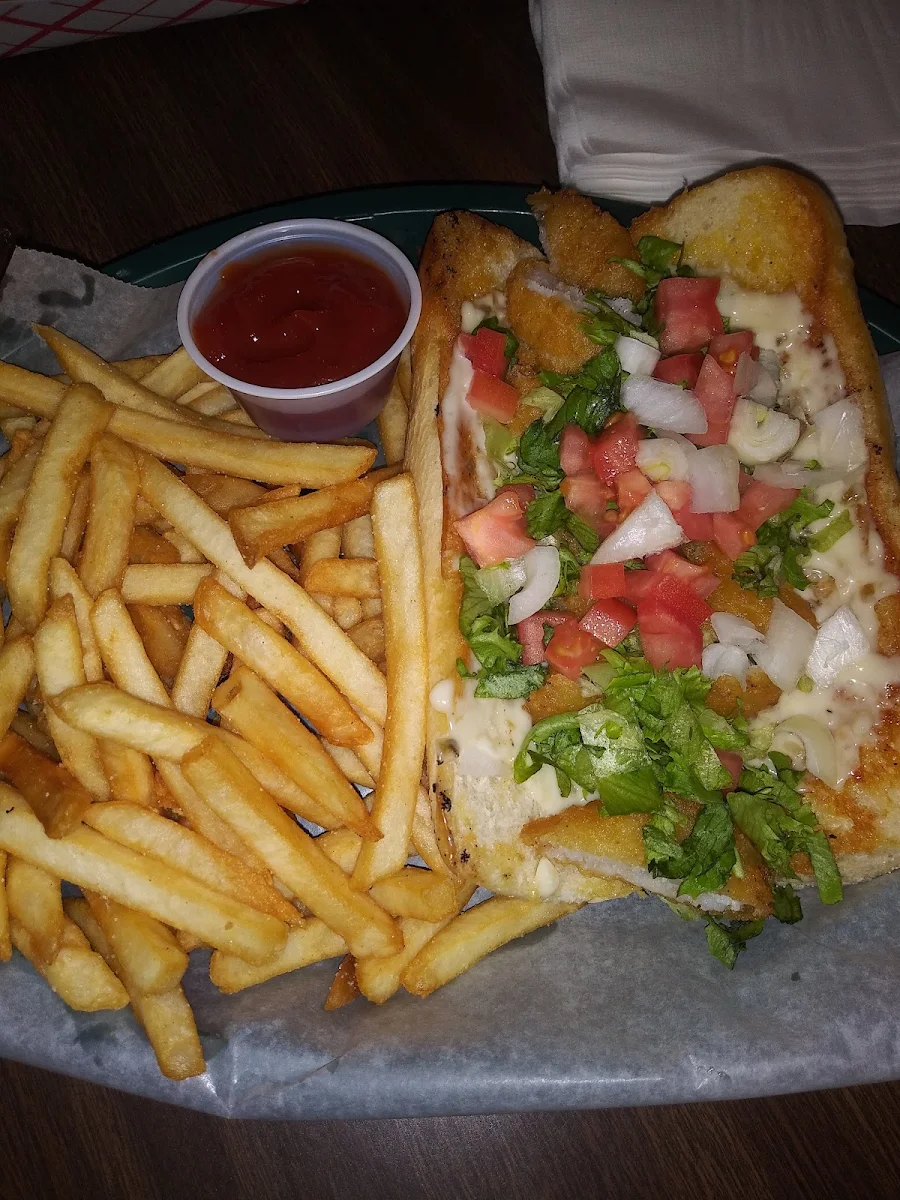 Fish Sandwich with Fries