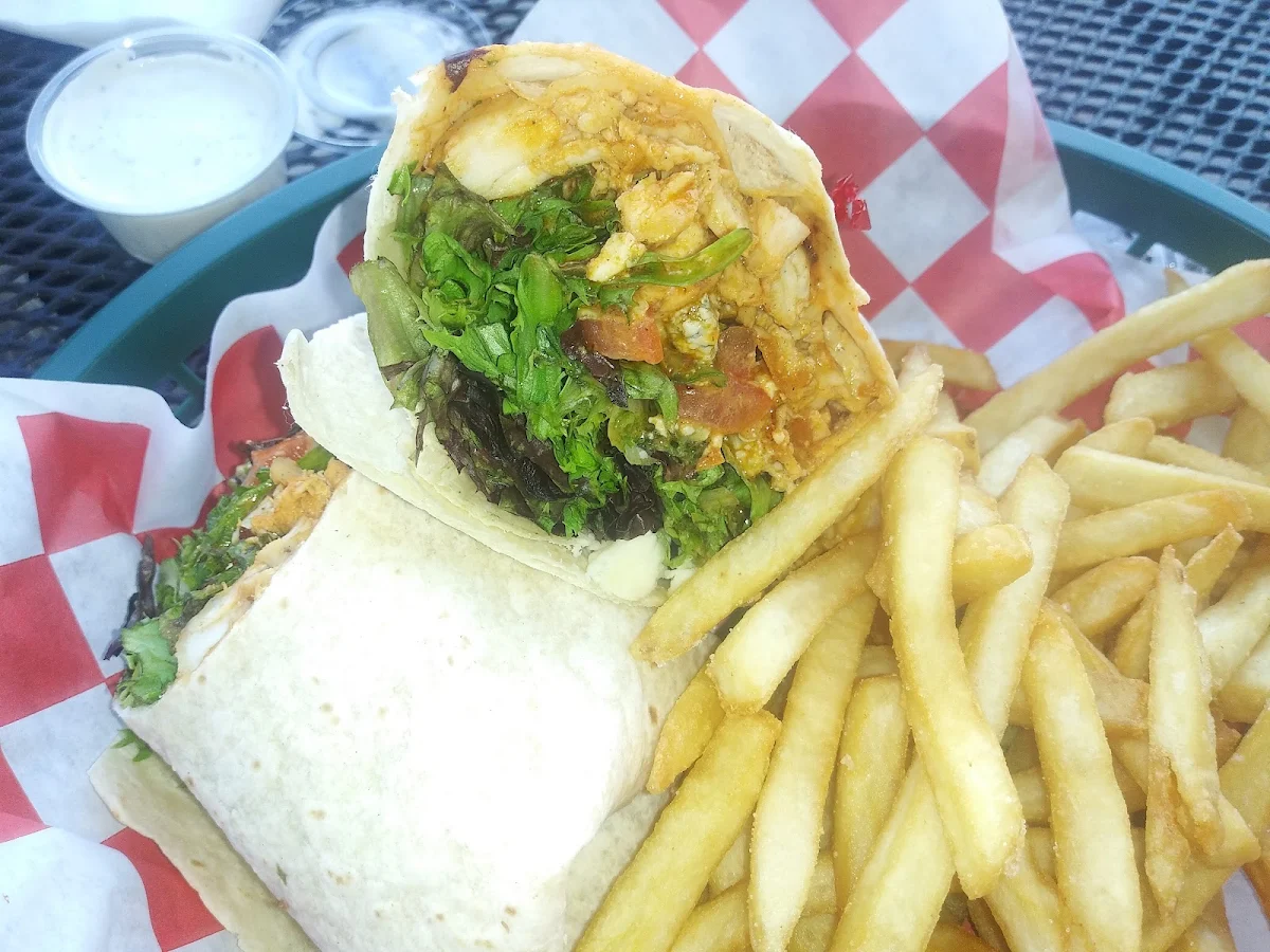 Grilled Buffalo Chicken Wrap