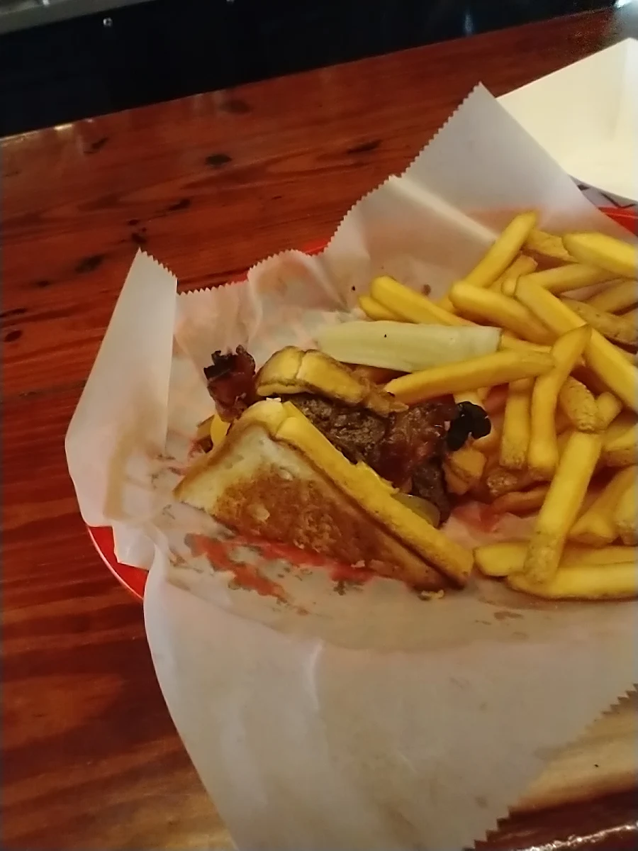 Patty Melt with Bacon