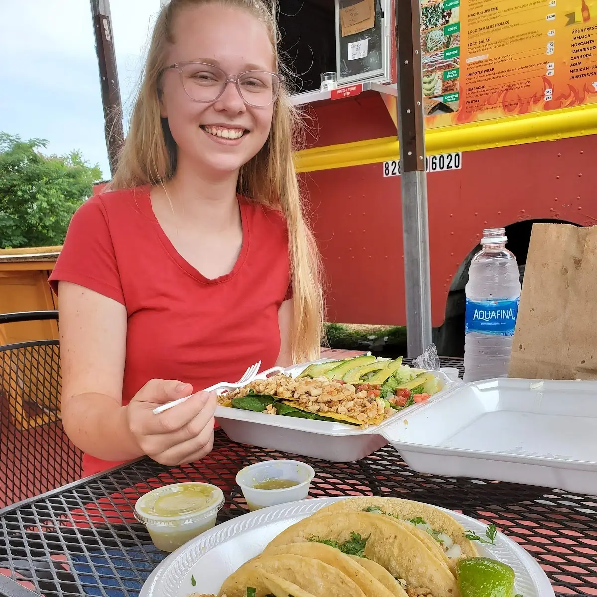 3 Chicken Tacos & Ensalada De Pollo
