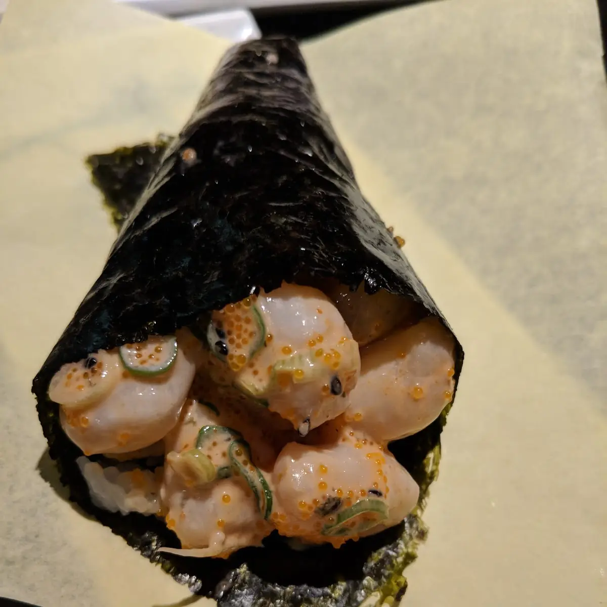 Scallop Hand Roll
