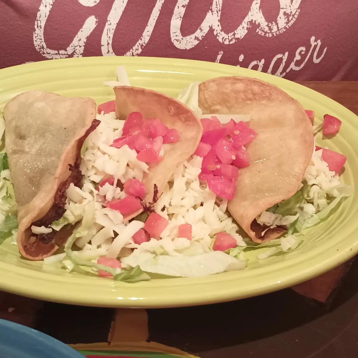Pan Fried Shredded Beef Taco