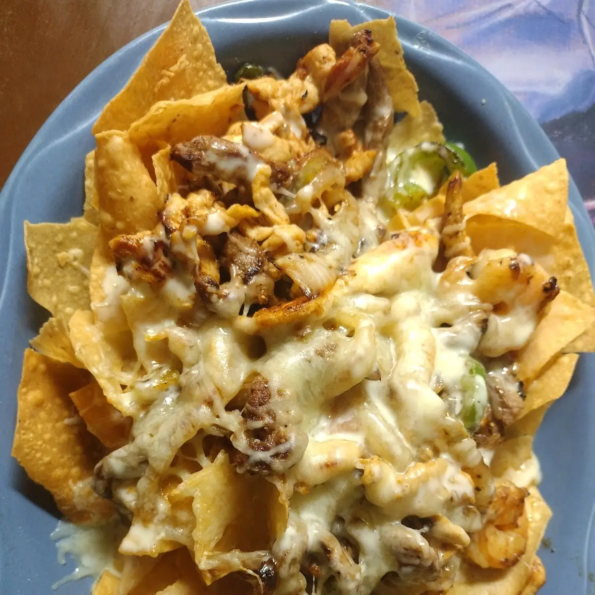 Homemade Potato Chips Nachos