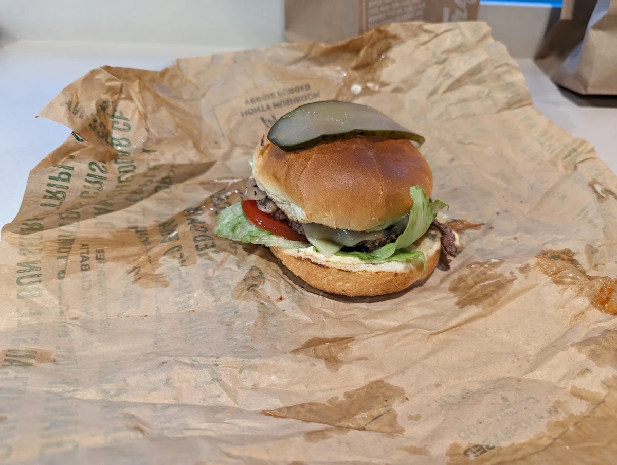 Monty Mushroom Veggie Burger, Triple O’s Burger