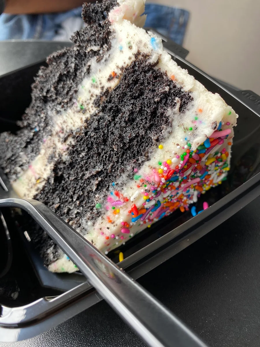 Double Layer Cake Slice