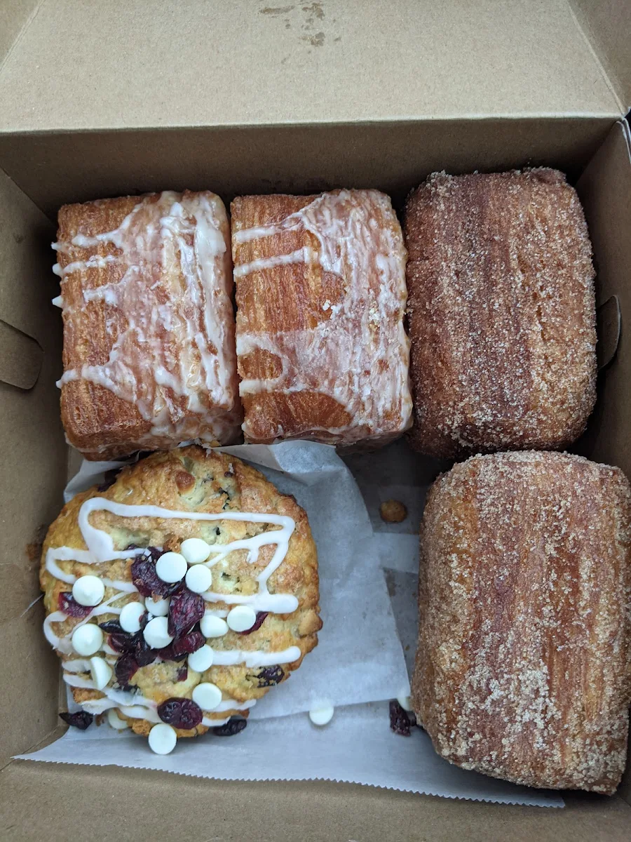 Apple Cider & Cinnamon Cronuts & White Chocolate Cranberry Scone