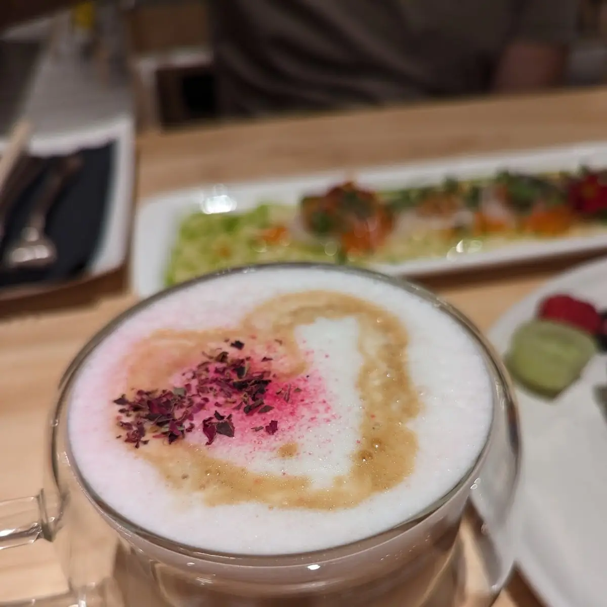 Rose Tea Latte