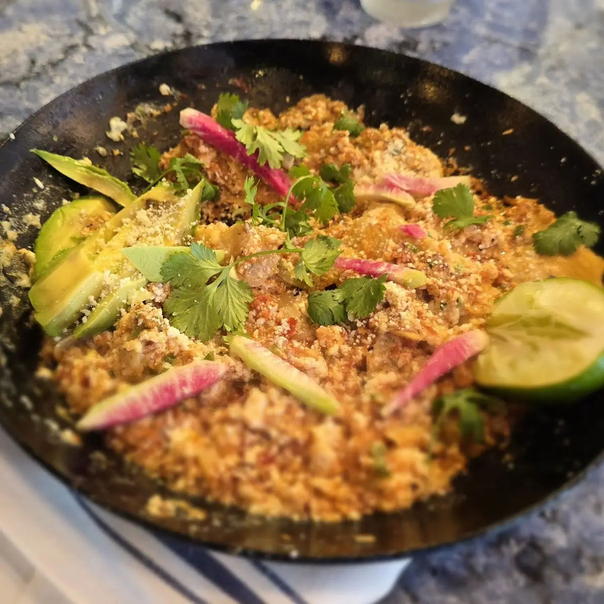 Egg White Migas Skillet