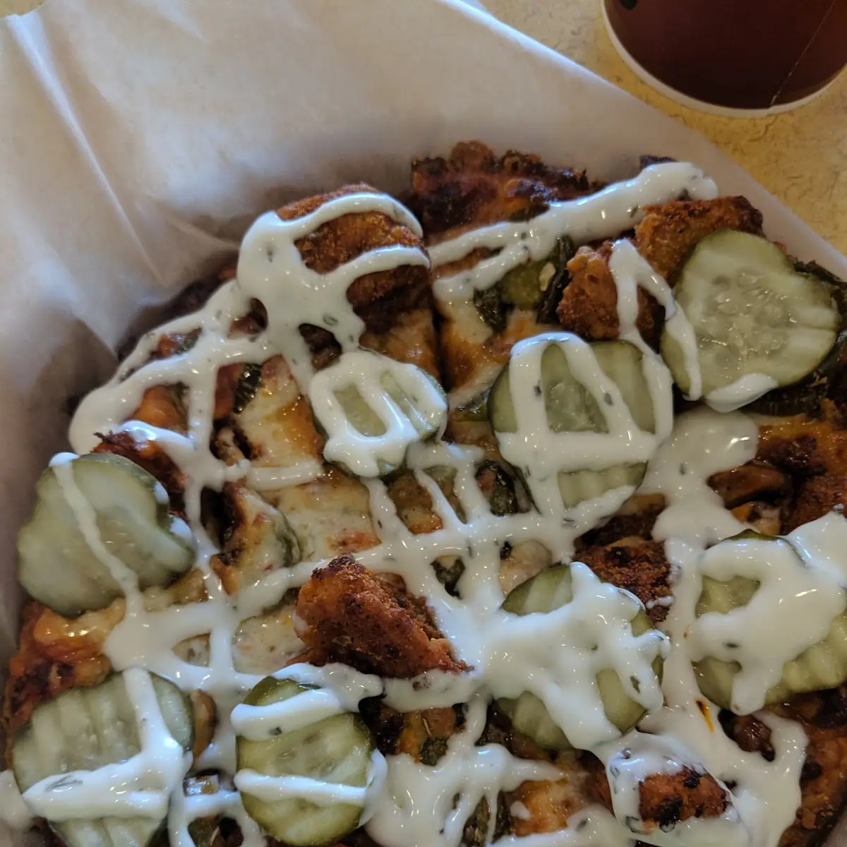 Hot Chicken Pizza