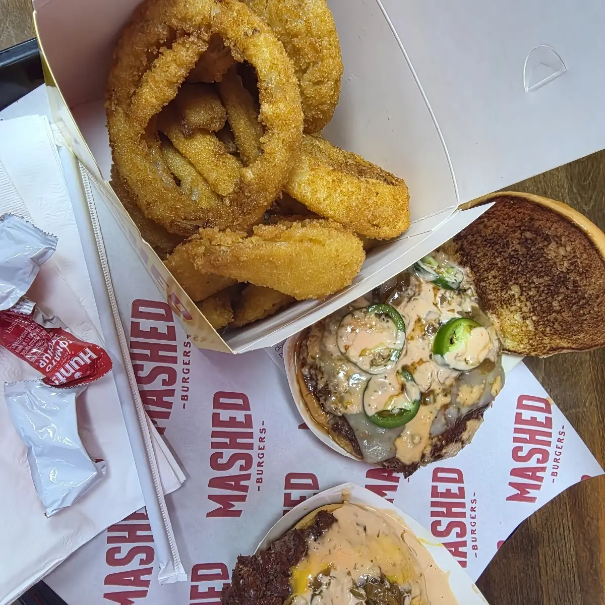 Double Smash and Onion Rings