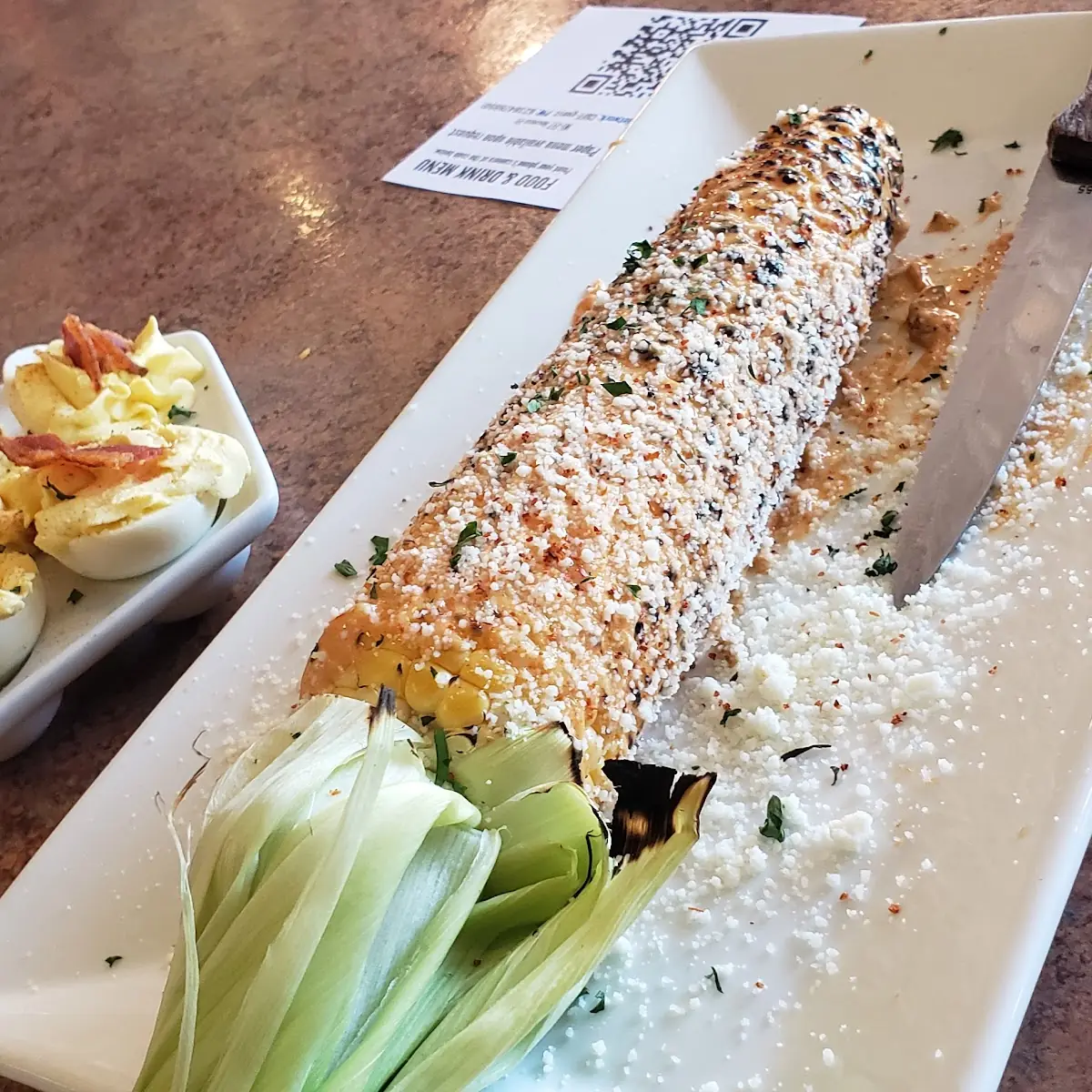Street Corn and Deviled Eggs