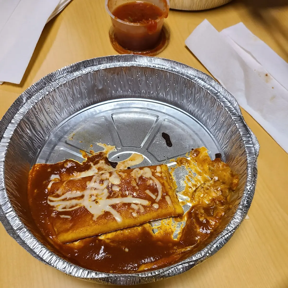 Cheese Quesadilla and Cheese Enchilada