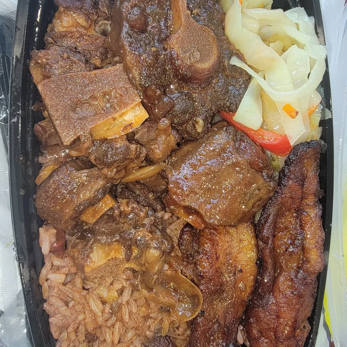 Oxtails with Rice & Beans