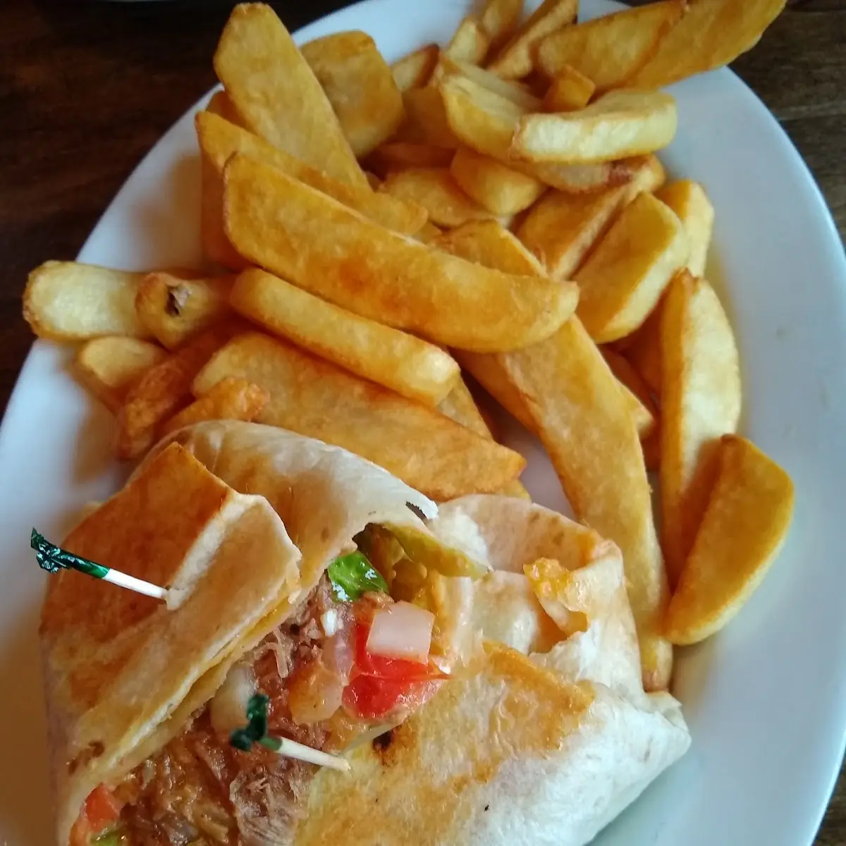 Pulled Pork Taco Wrap