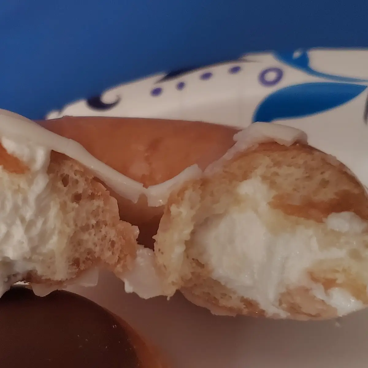 Creme Filled Chocolate Donut