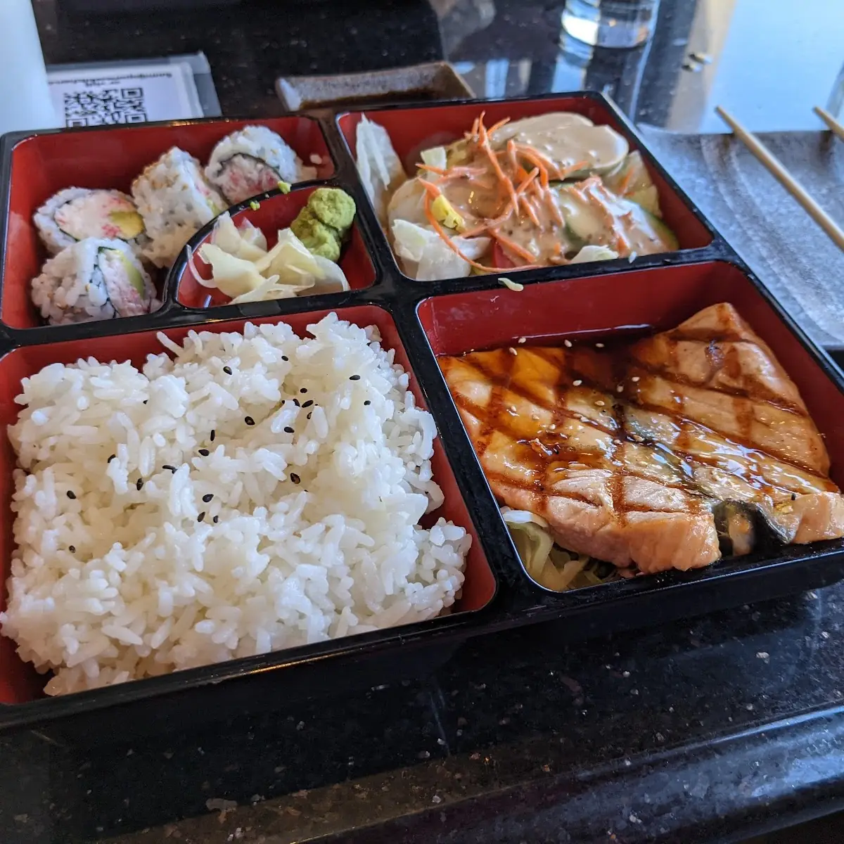 Salmon Bento Box
