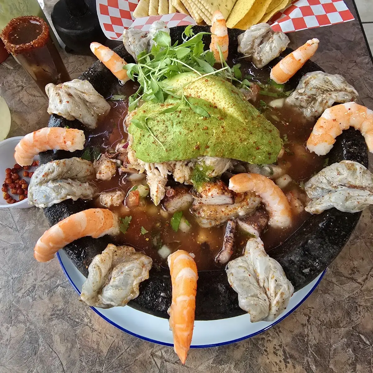 Seafood Molcajete