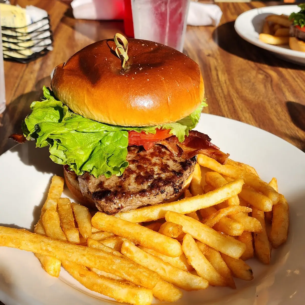 Blue Cheese Burger with Beacon