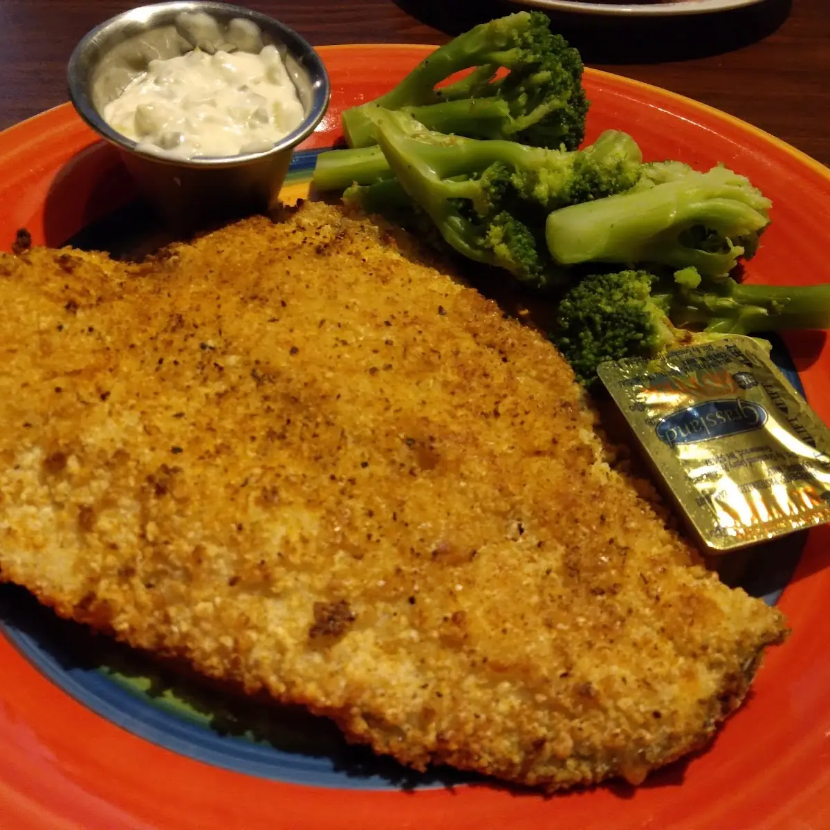 Oven Baked Flounder with Broccoli