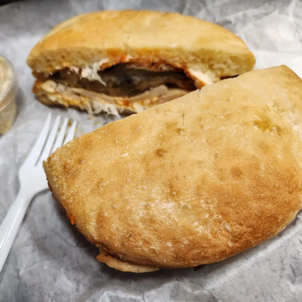 Chicken Eggplant Parmesan Sandwich