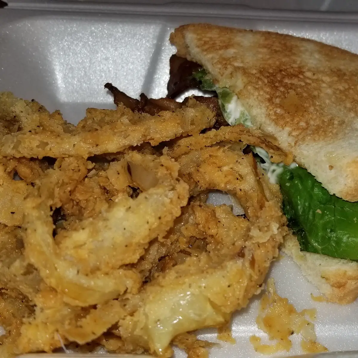 blt & Onion Rings