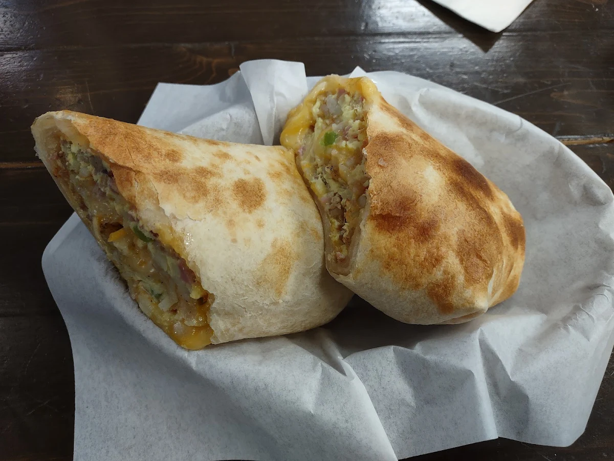 Triple Meat Breakfast Burrito
