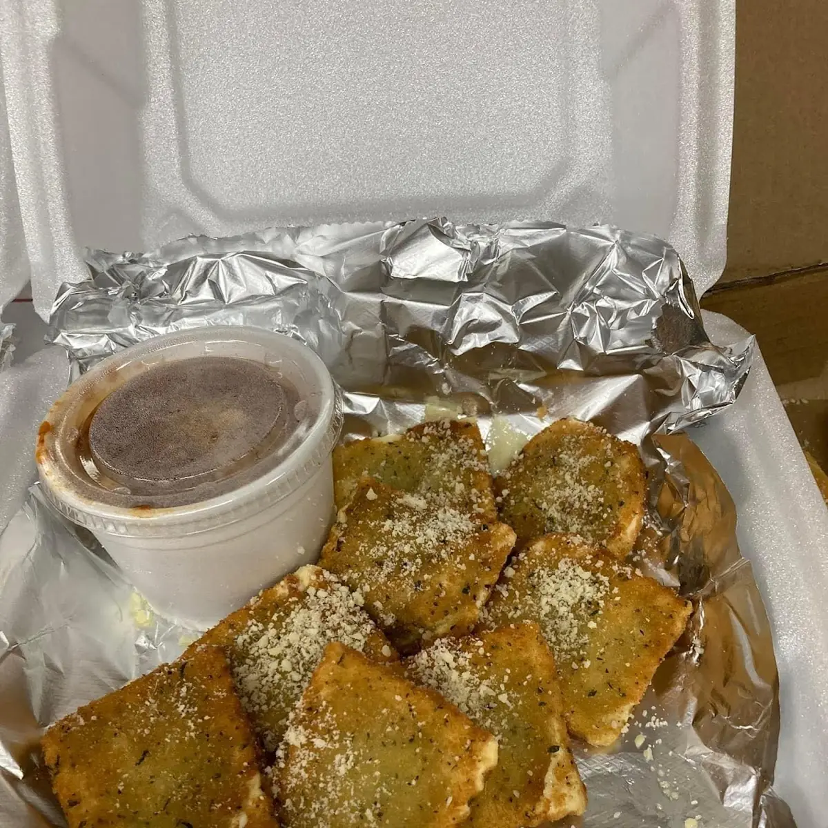 Toasted Beef Ravioli