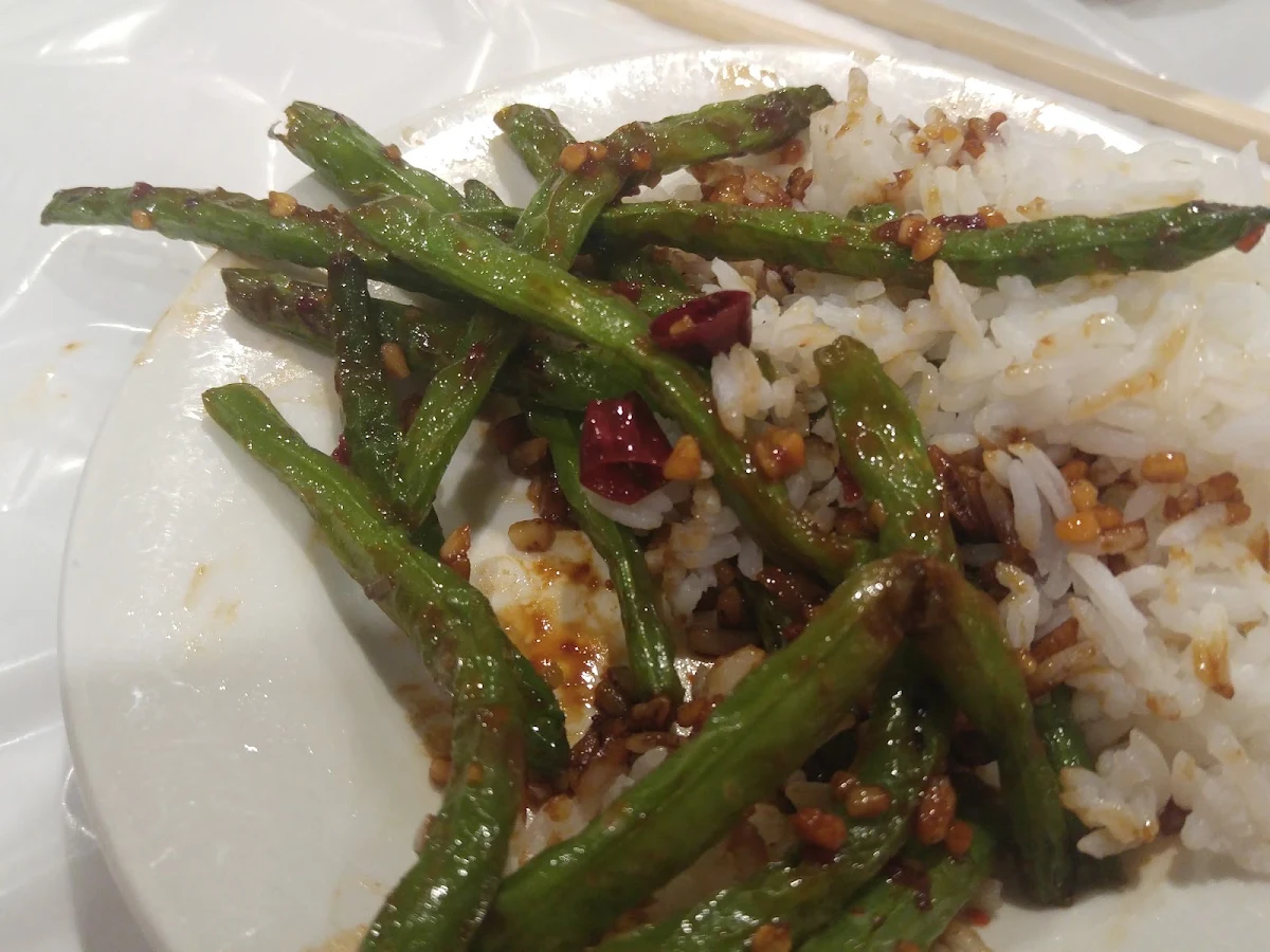 Spicy Pan-Fried Green Beans with Minced Pork
