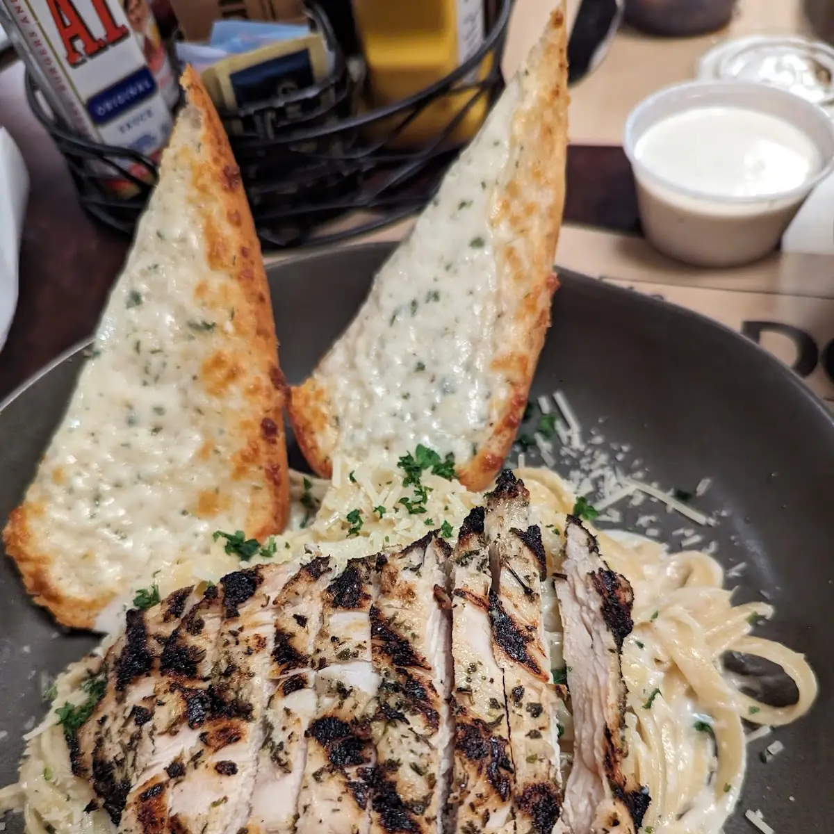 Fettuccine Alfredo with Chicken