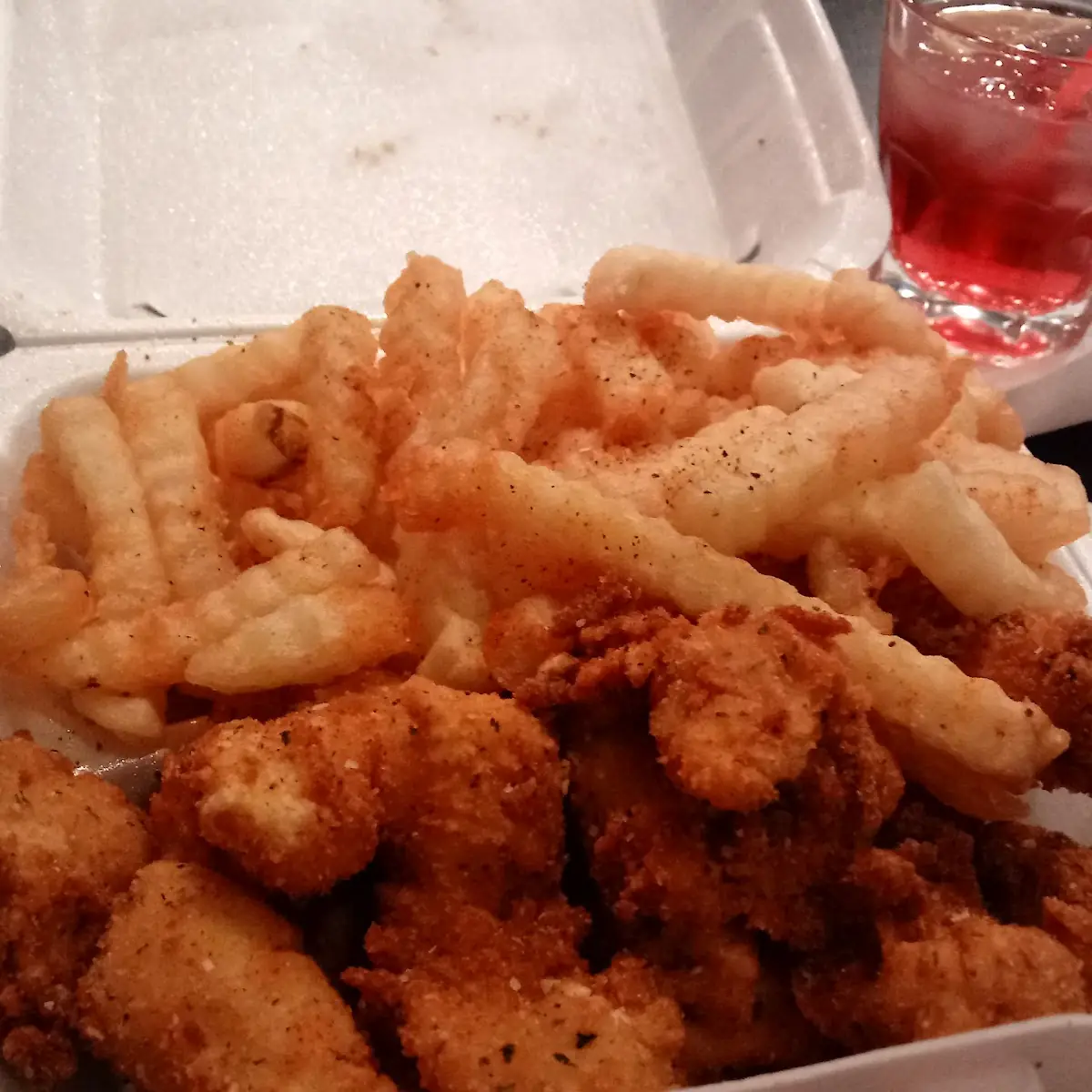 Catfish Nuggets with Fries