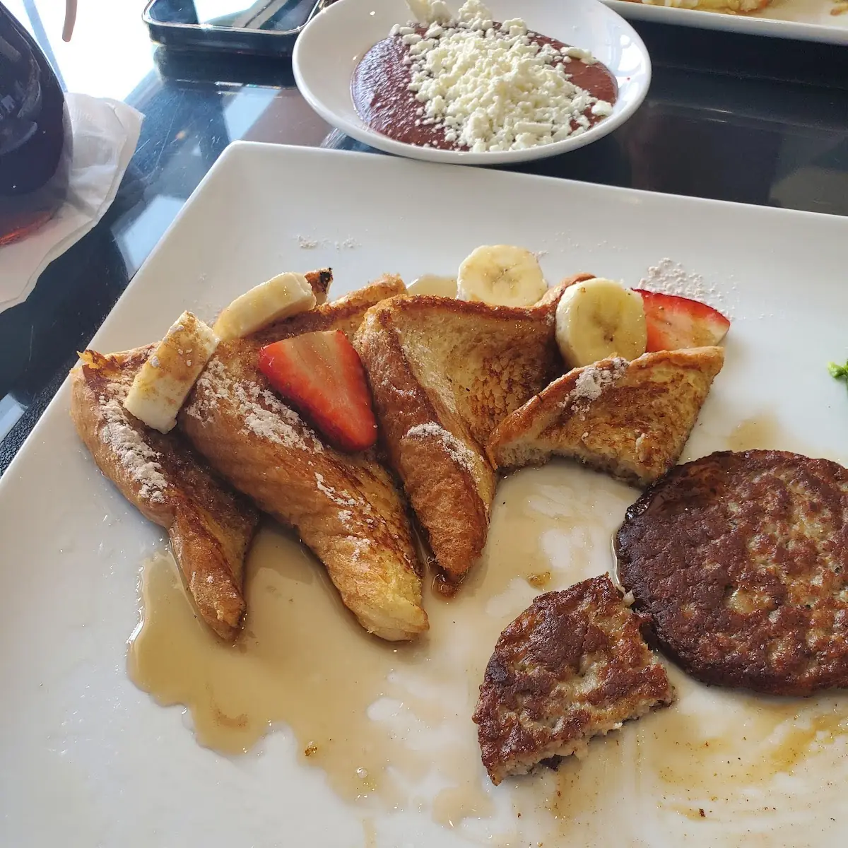 French Toast Deluxe with Sausage