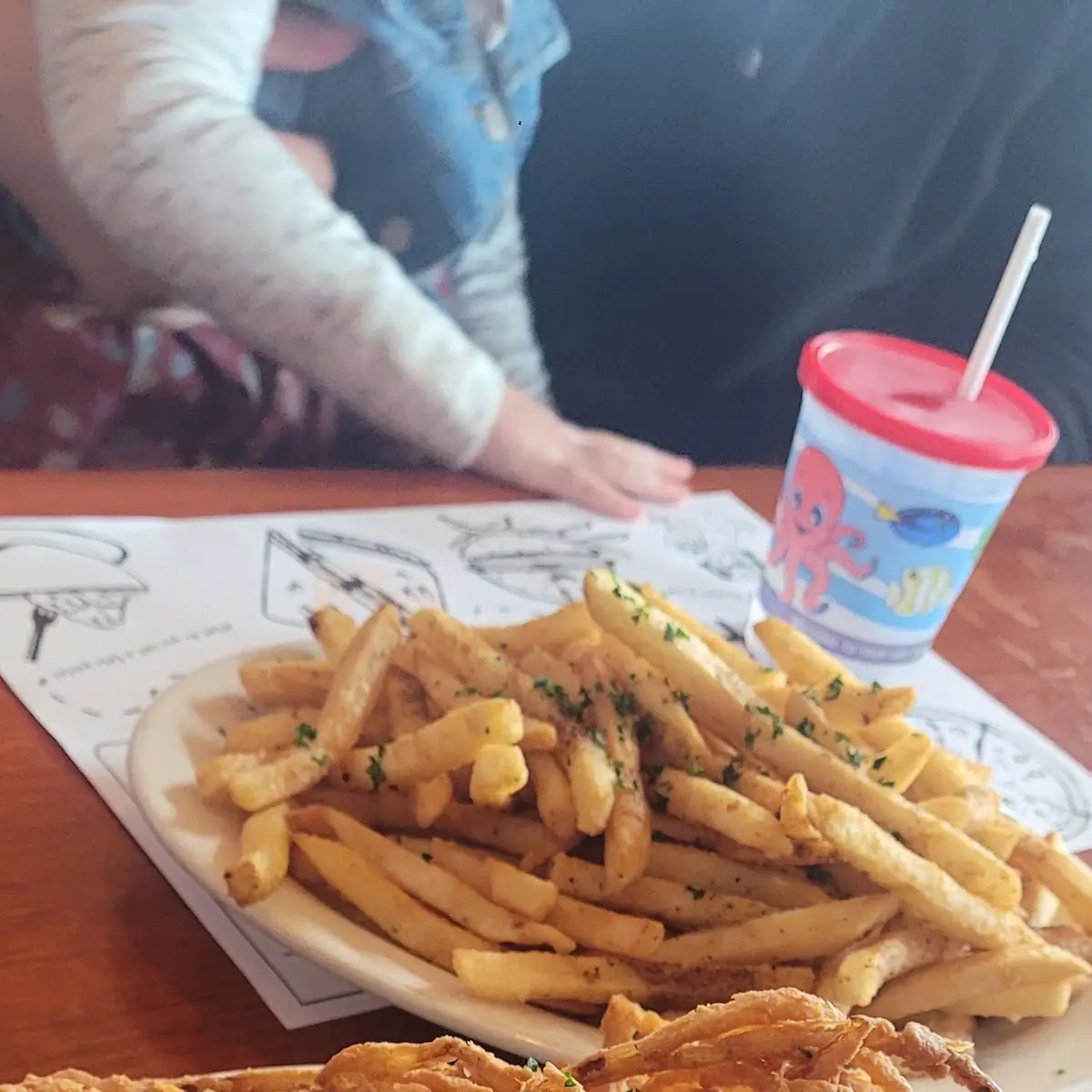 Shoe String Onion Rings
