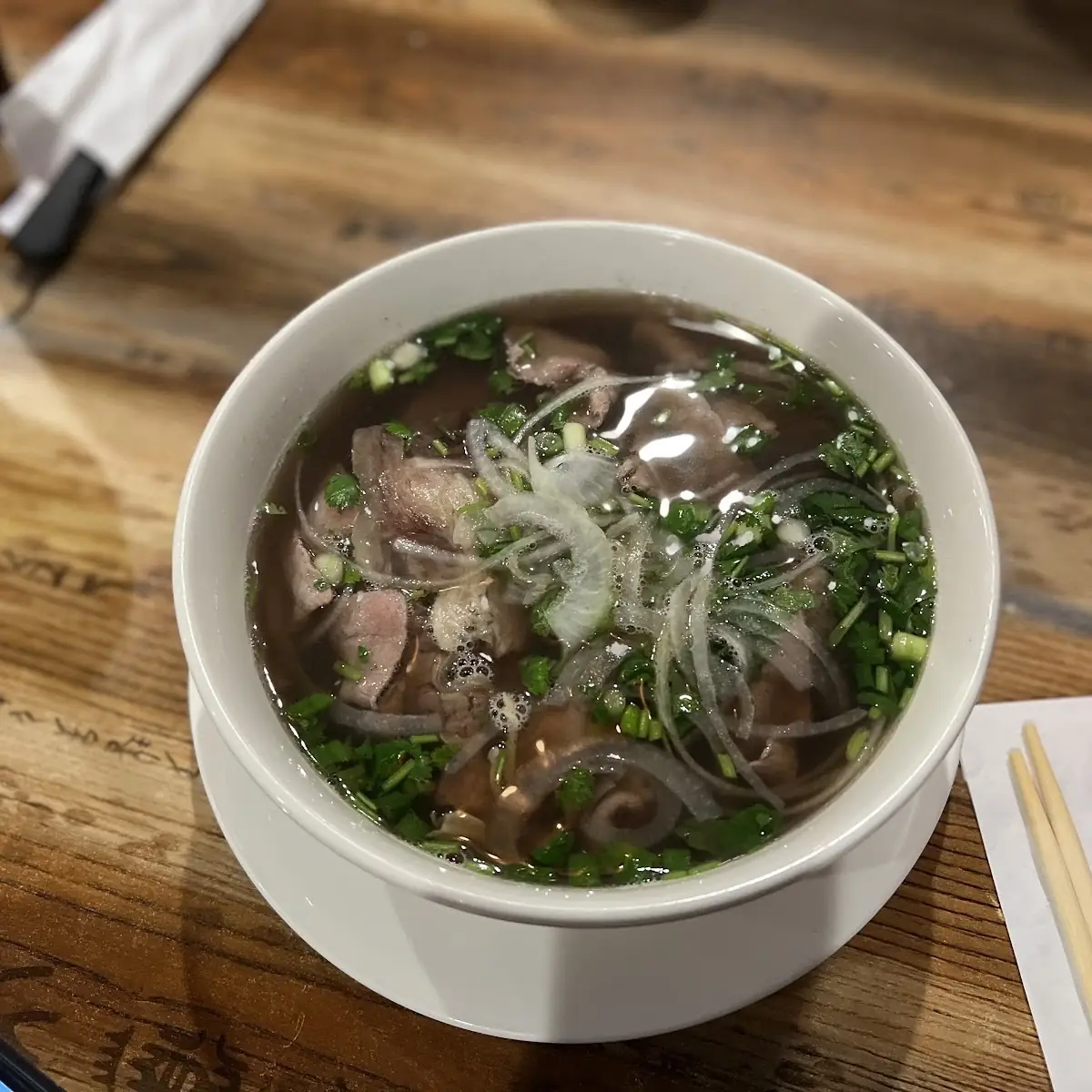 Beef Pho with Bean Sprouts