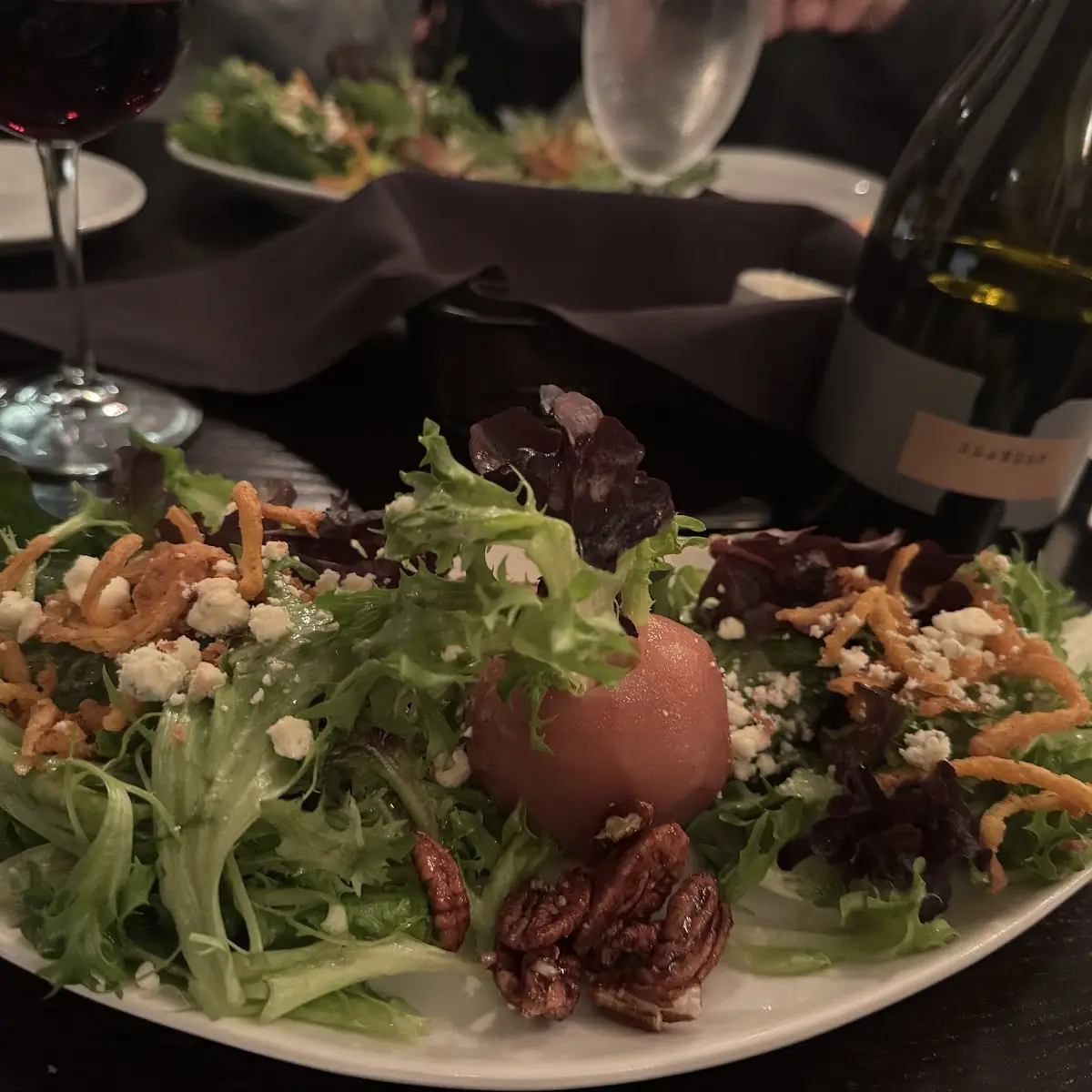 Poached Pear Salad