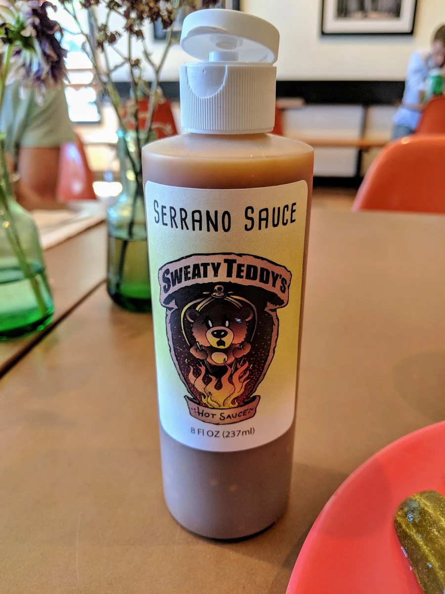 Sweaty Teddy's Serrano Hot Sauce