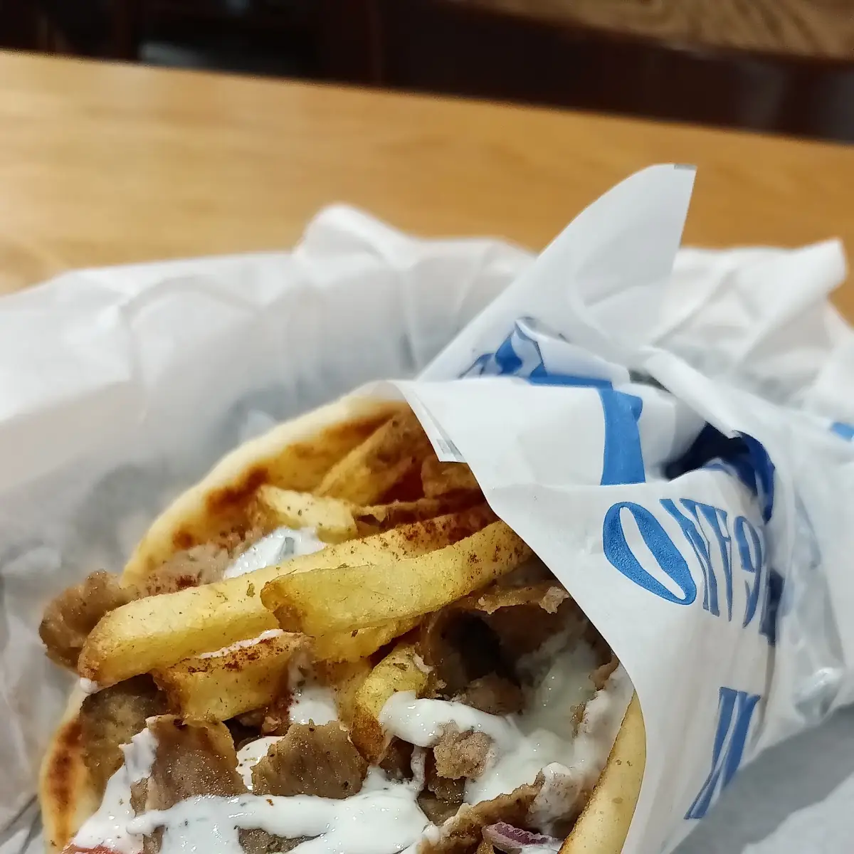 Lamb and Beef Gyro Combo