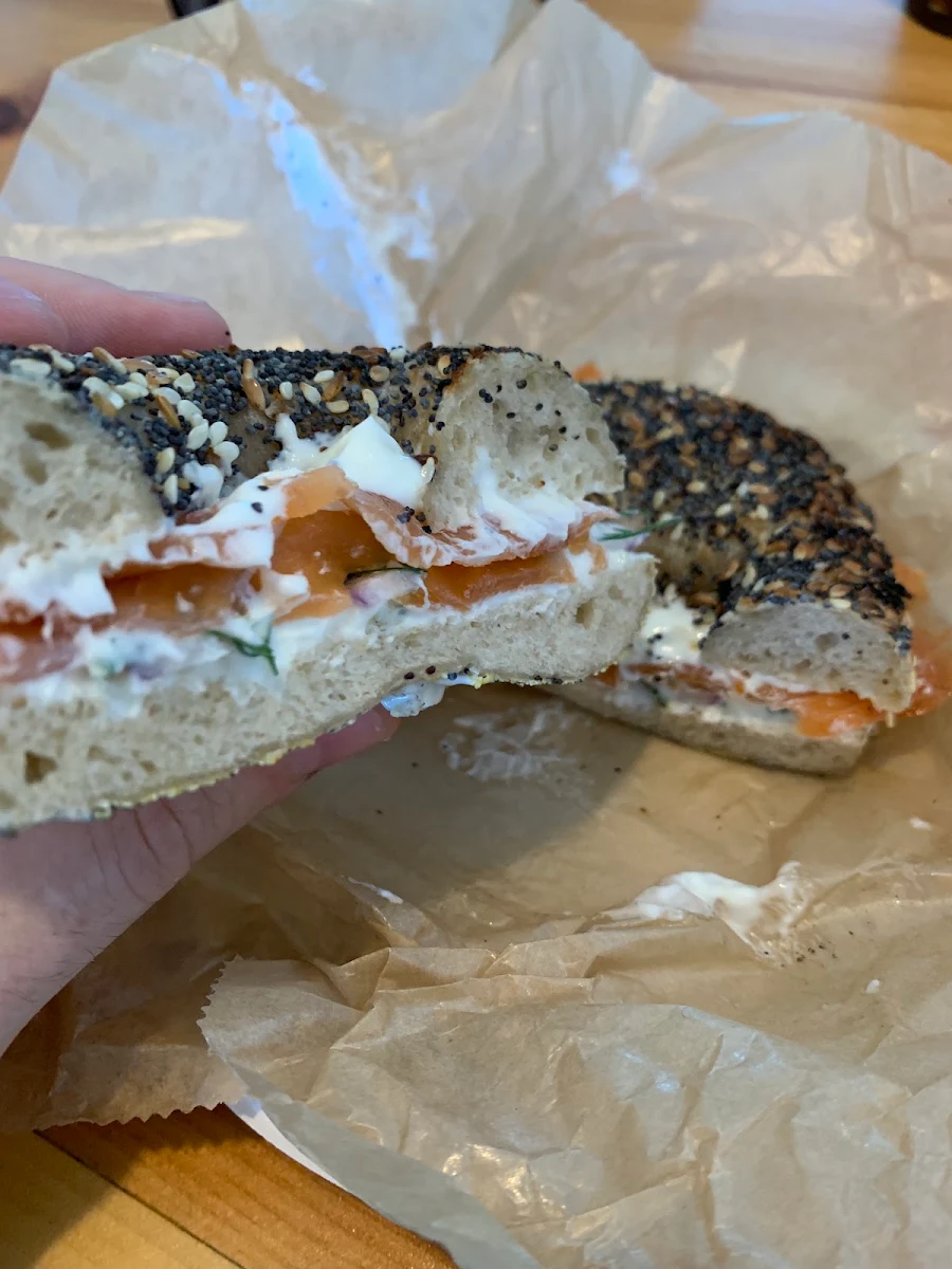 Everything Bagel with Cream Cheese