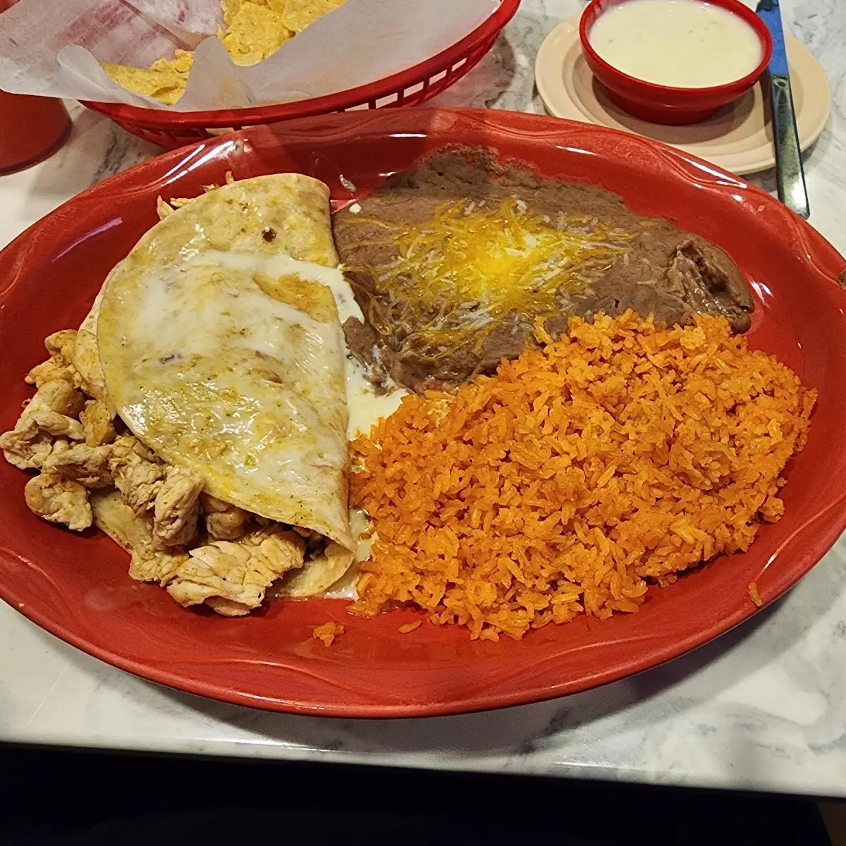 Hawaiian Chicken Quesadilla