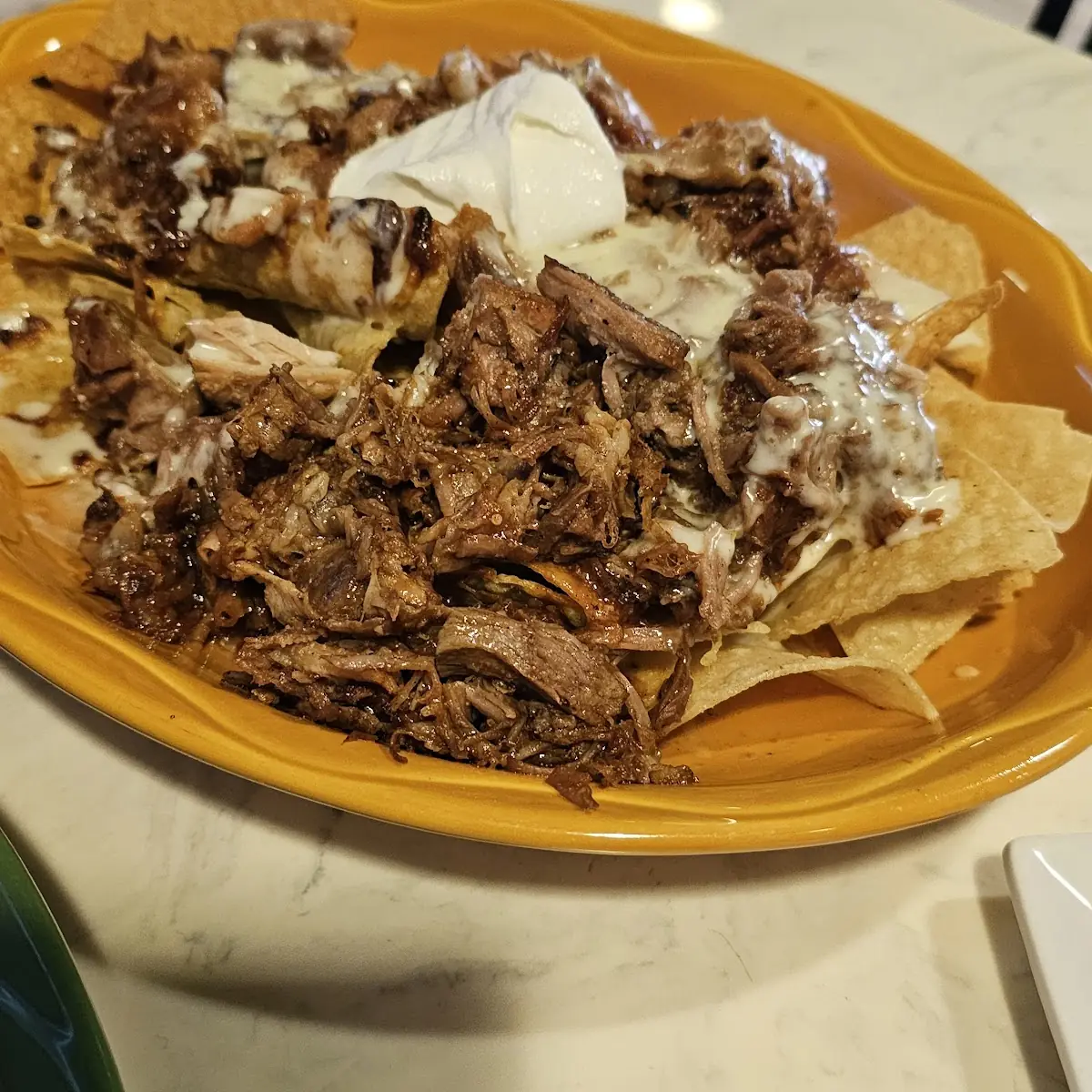 Pulled Pork BBQ Nachos