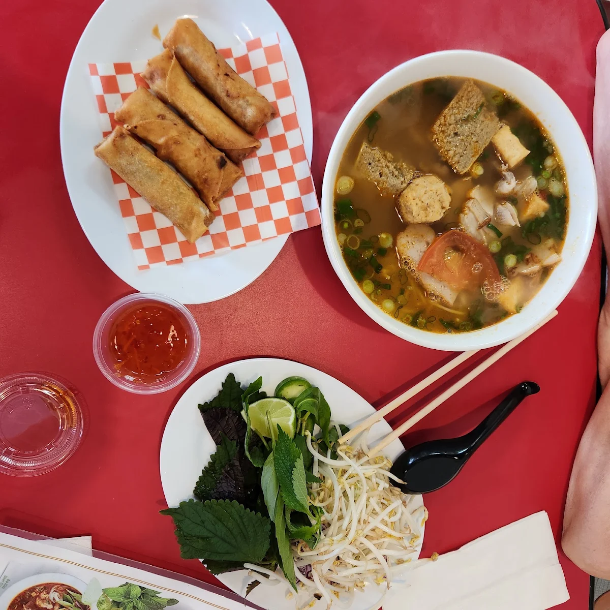 Bun Rieu Egg Rolls